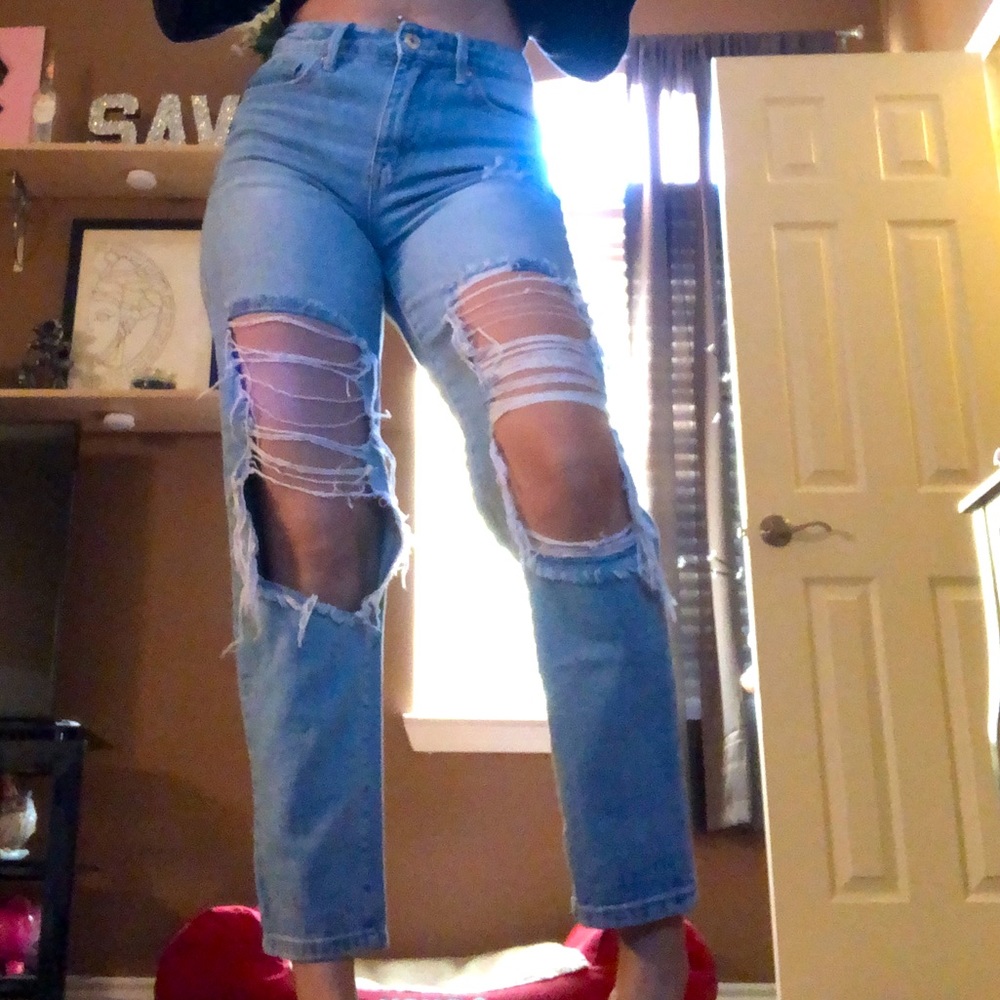 Guess blue boyfriend jeans